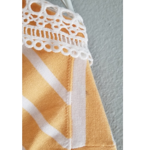 Karl Lagerfeld Paris
Striped & Lace Collared Top - Picture 11 of 11